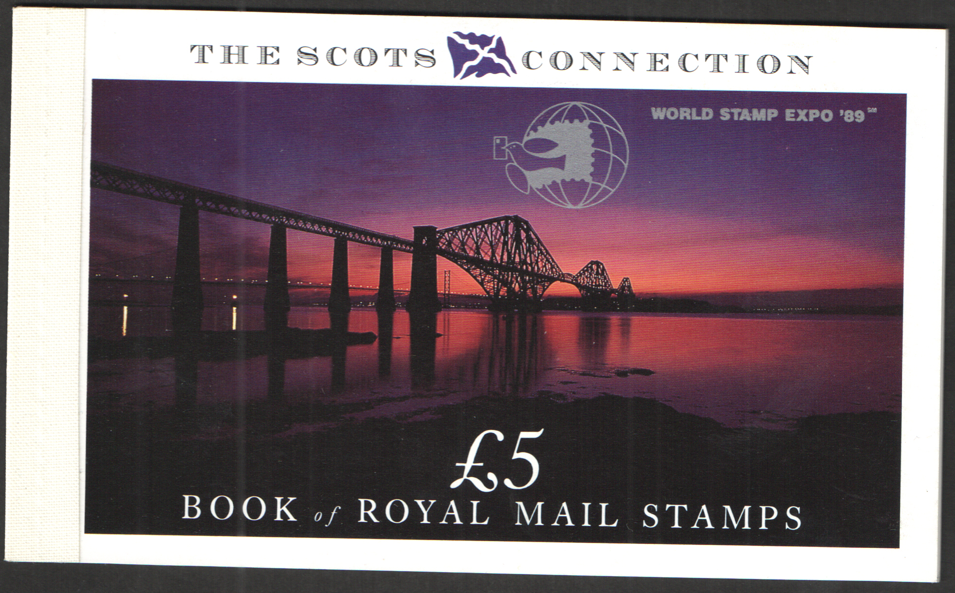 (image for) DX10 / DB5(10) World Stamp Expo Overprint 1989 Scots Connection Prestige Booklet